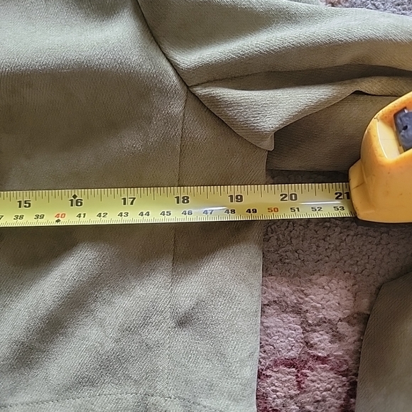 Cider Solid Green Cropped Jacket Size M - Picture 7 of 8